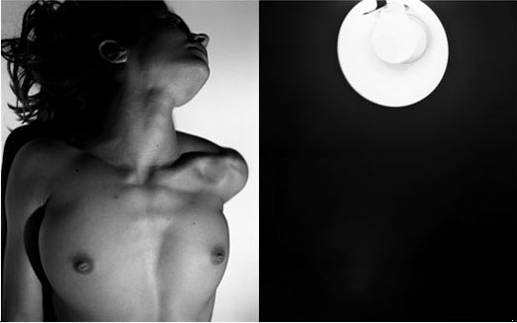 © Edouard de' Pazzi - From 'Eros and Thanatos' Dyptich Series, 20x32", B/W Print