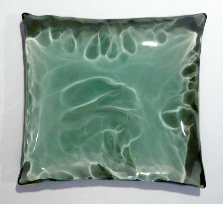Takakazu Takeuchi - Empty Pillow, Polyester Resin, 3x14x13"