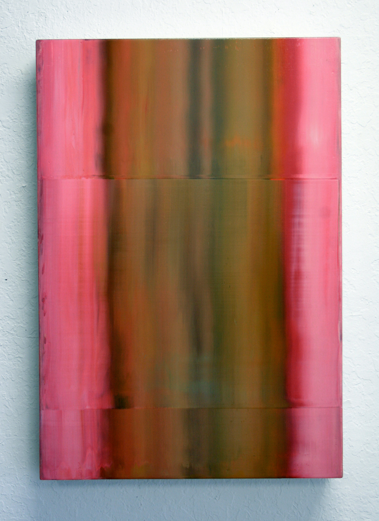 ©Michael Burges - Refraction Painting, 2001, Oil on Wood, 70x50cm
