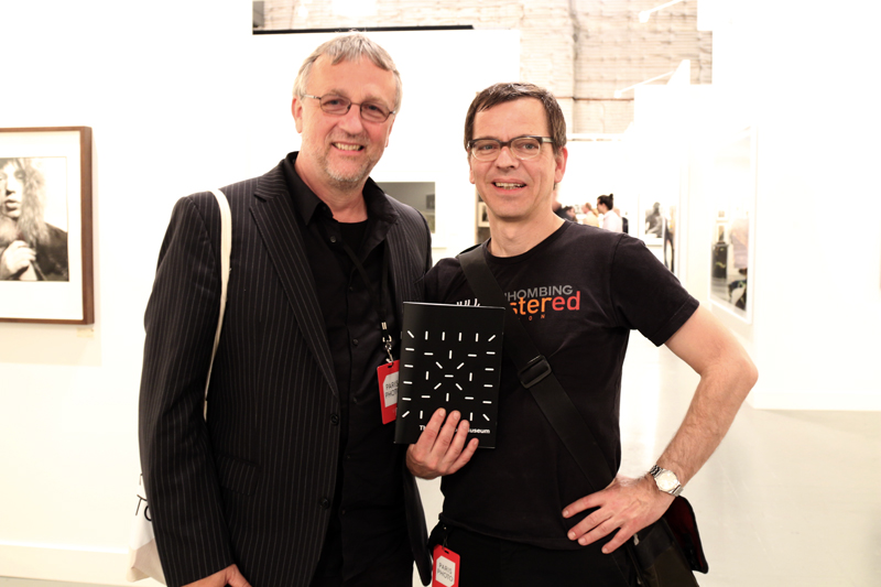 Markus Schaden (right) and Rolf Goellnitz featuring 'The PhotoBookMuseum' Project.