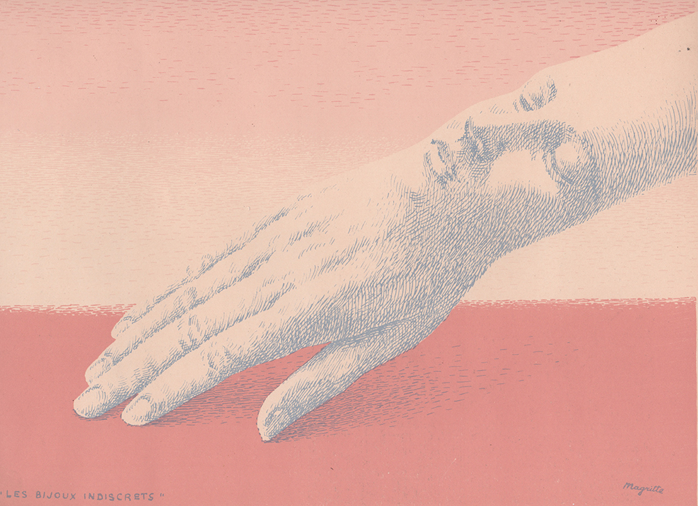 Rene Magritte - Original Lithograph - Les Bijoux indiscrets