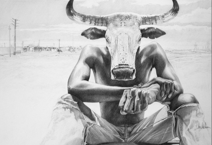 © Claus-Steffen Braun - 'Nguni Head' from Cape Town Series
