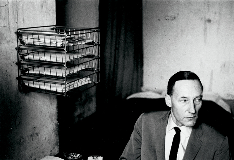 ©Harold Chapman, William S. Burroughs in his room at the Beat Hotel ~1960